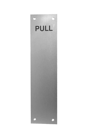 SONNATO 300MM X 75MM ALUMINIUM ENGRAVED PULL FINGER PLATE
