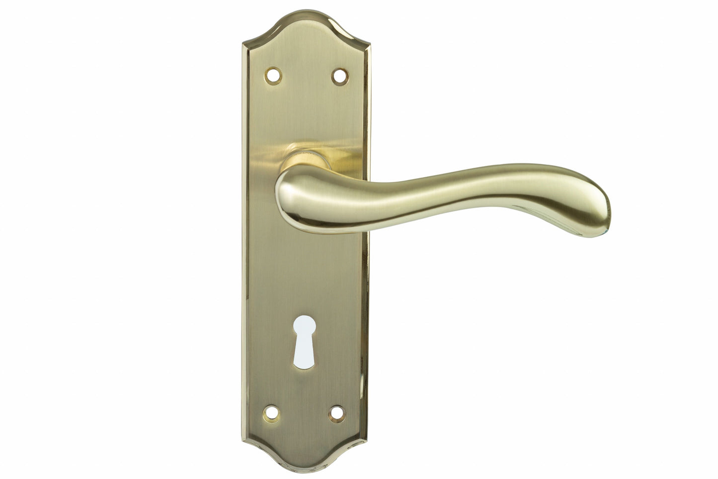 SONNATO BARI BRASS LEVER ON PLATE HANDLES