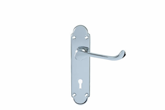 SONNATO NOVA CHROME LEVER ON PLATE HANDLES