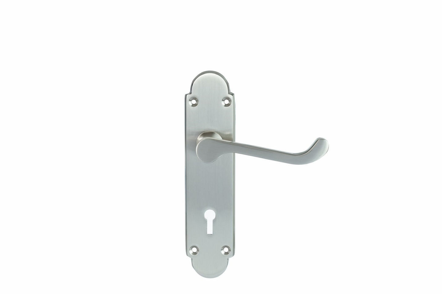 SONNATO NOVA SATIN CHROME LEVER ON PLATE HANDLES